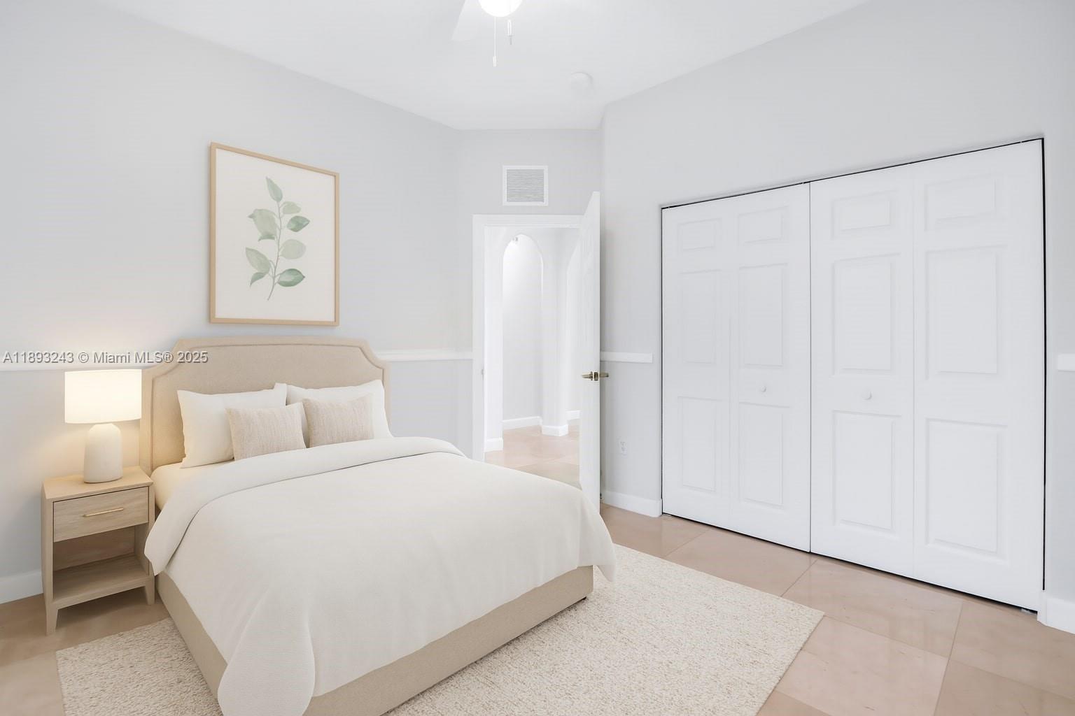 14032 Northwest 15th Street Pembroke Pines, FL 33028 - Photo 11 of 55 a bedroom with a bed and a shower