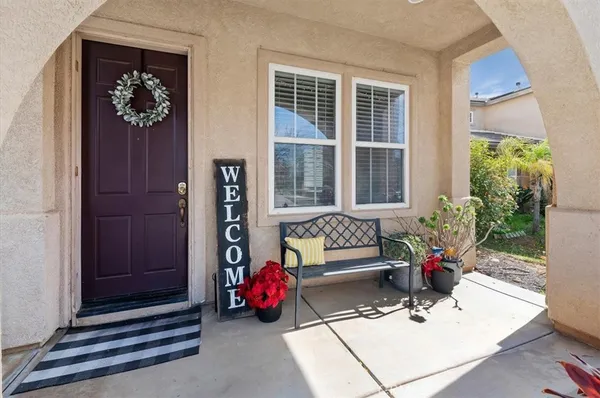 a view of outdoor space and porch