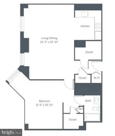 $2,525 | 875 Sansom Street, Unit 1731, Philadelphia, PA 19107