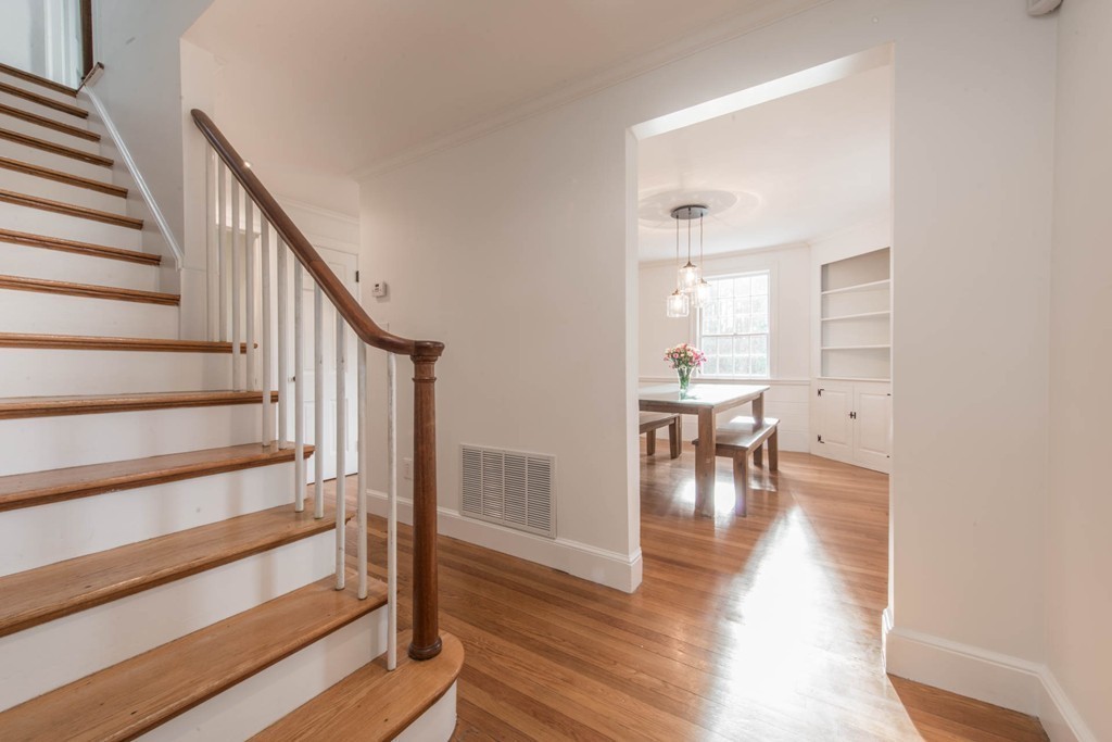 9 Legion Road Weston, MA 02493 - Photo 13 of 30 a view of entryway and hall with wooden floor