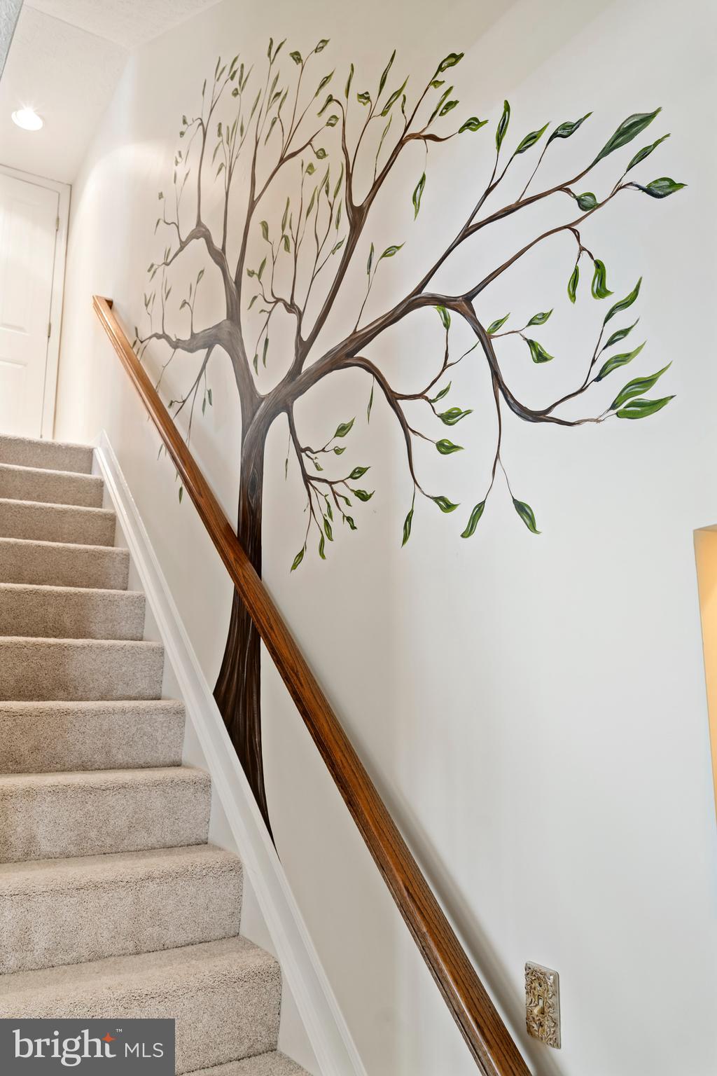 1502 Avennel Way Crofton, MD 21114 - Photo 27 of 50 Custom mural on the stairway