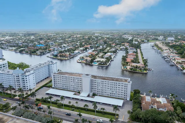 a view of city with ocean