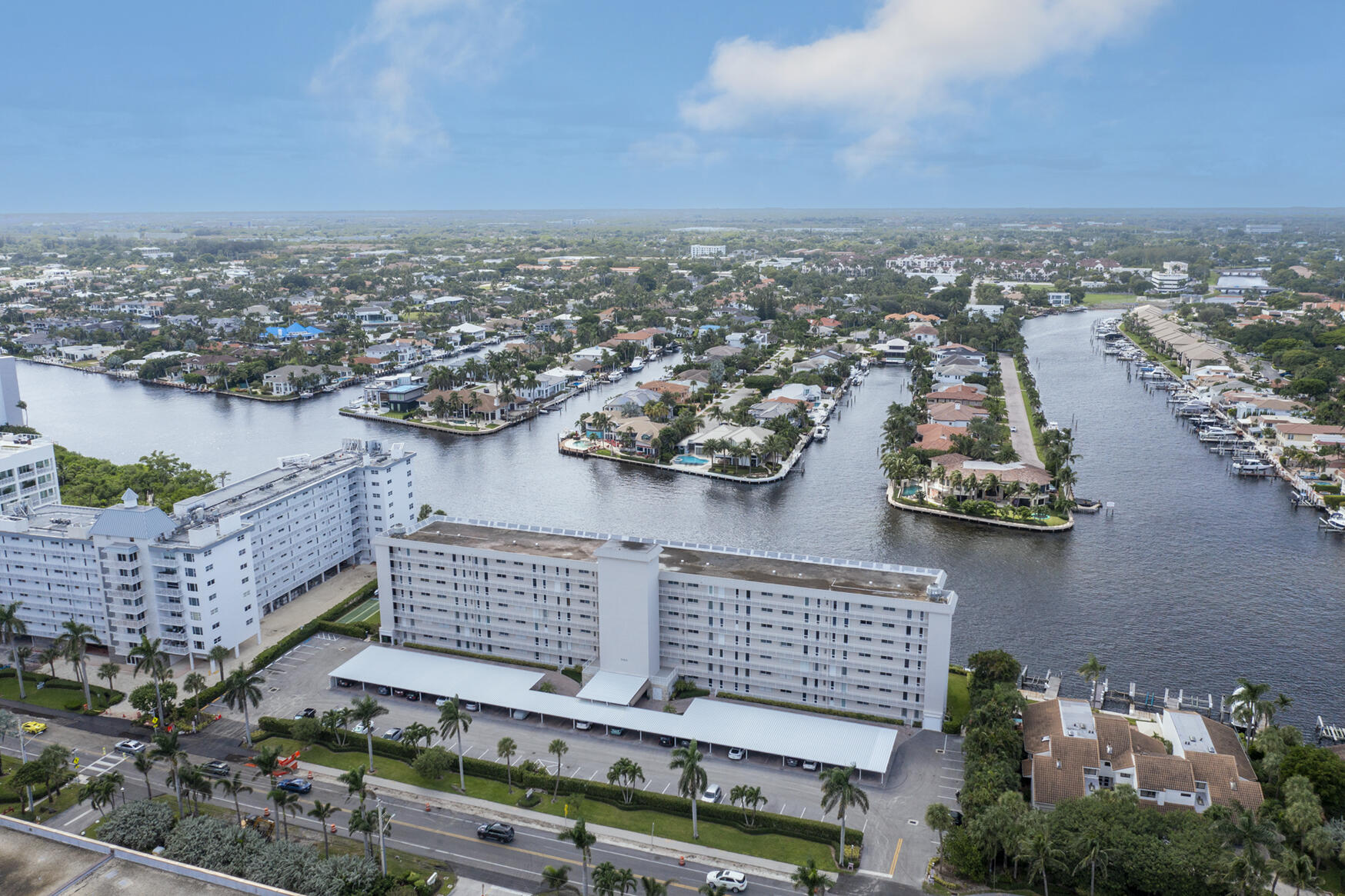 3100 South Ocean Boulevard, Unit 216 Highland Beach, FL 33487 - Photo 27 of 34 an aerial view of multiple house