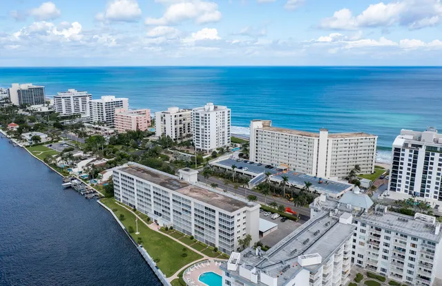 a view of a city with tall buildings