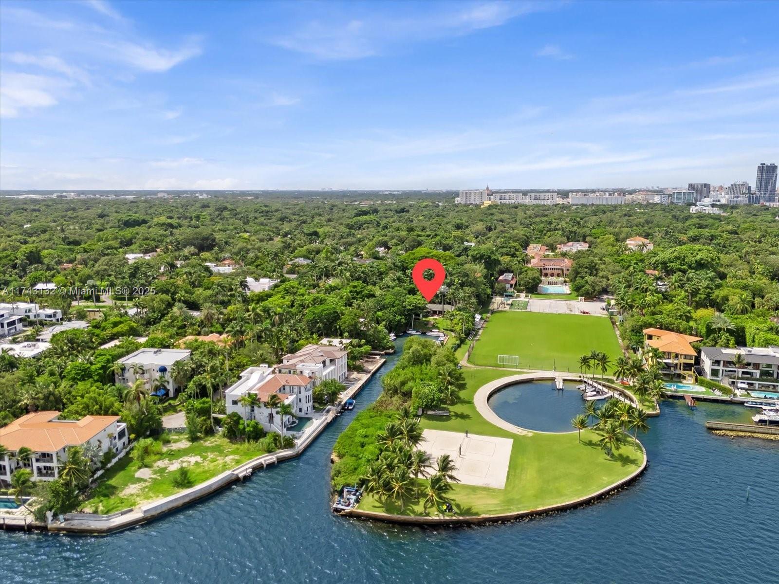 3373 Poinciana Avenue Miami, FL 33133 - Photo 2 of 6 an aerial view of residential house with outdoor space