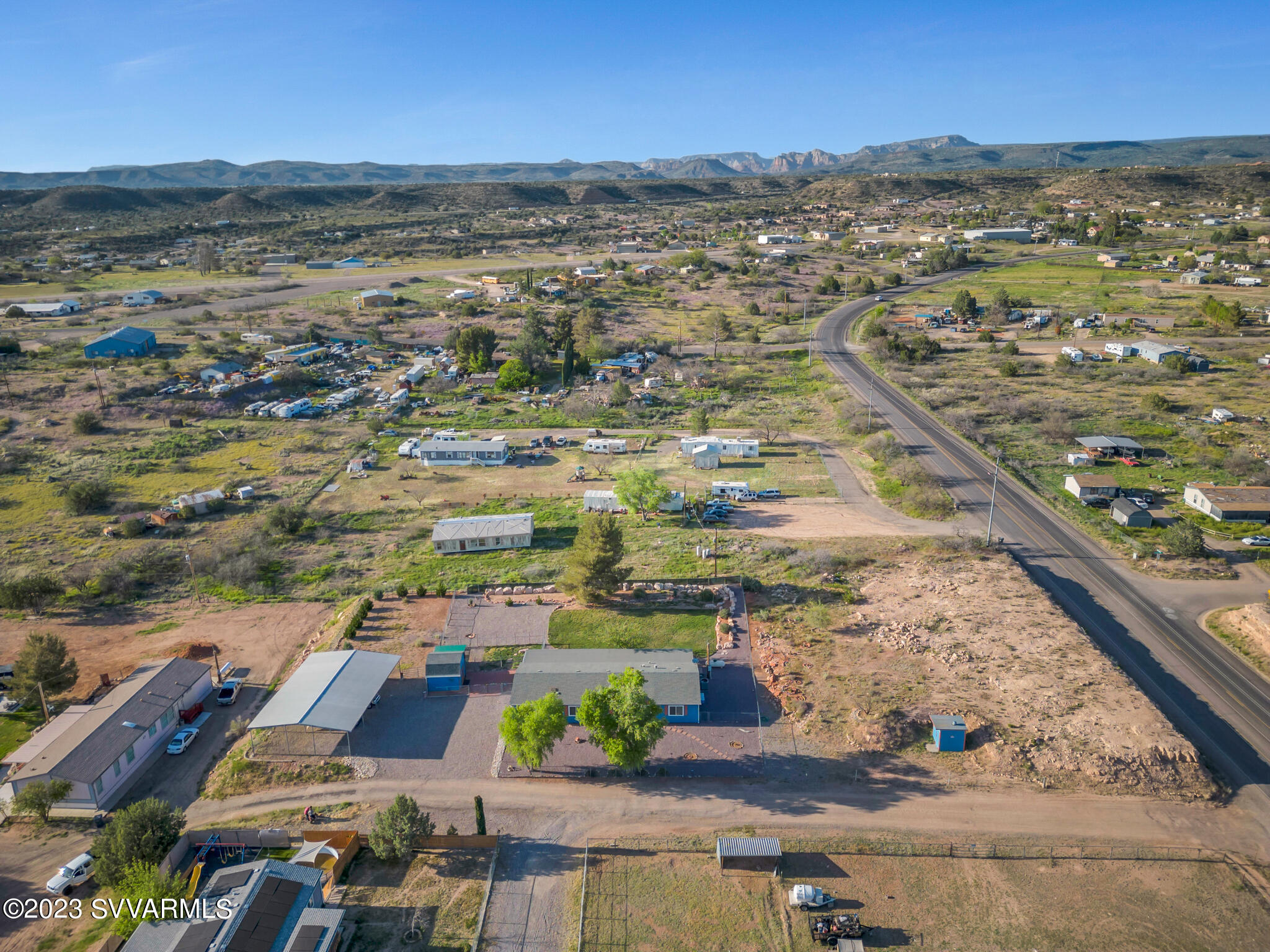 3730 East Beaver Creek Road Rimrock, AZ 86335 - Photo 18 of 49 a view of a city with an ocean view
