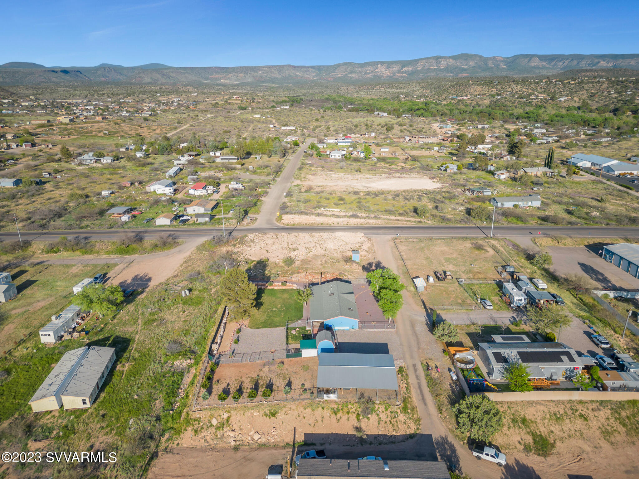 3730 East Beaver Creek Road Rimrock, AZ 86335 - Photo 20 of 49 an aerial view of residential houses with outdoor space