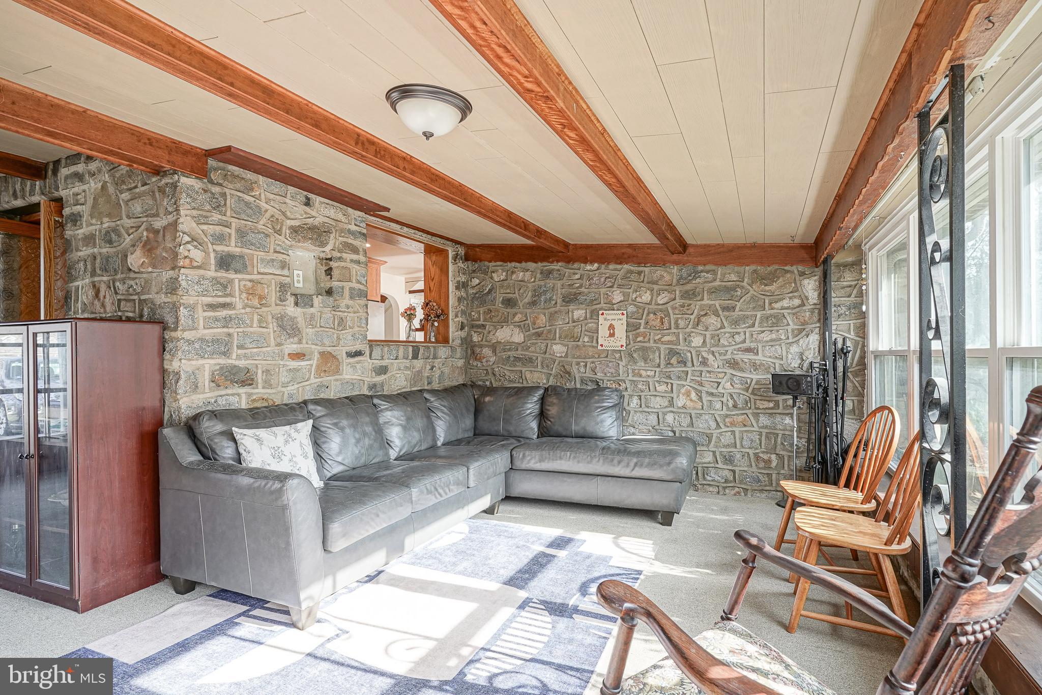 64 Pancoast Boulevard Delran, NJ 08075 - Photo 21 of 45 a outdoor living space with patio furniture and a fireplace