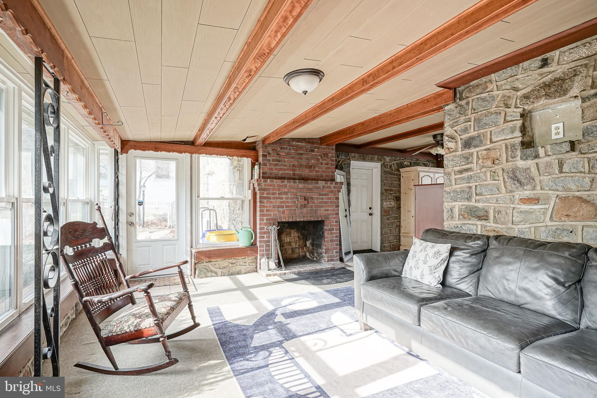 64 Pancoast Boulevard Delran, NJ 08075 - Photo 22 of 45 a living room with furniture and a fireplace