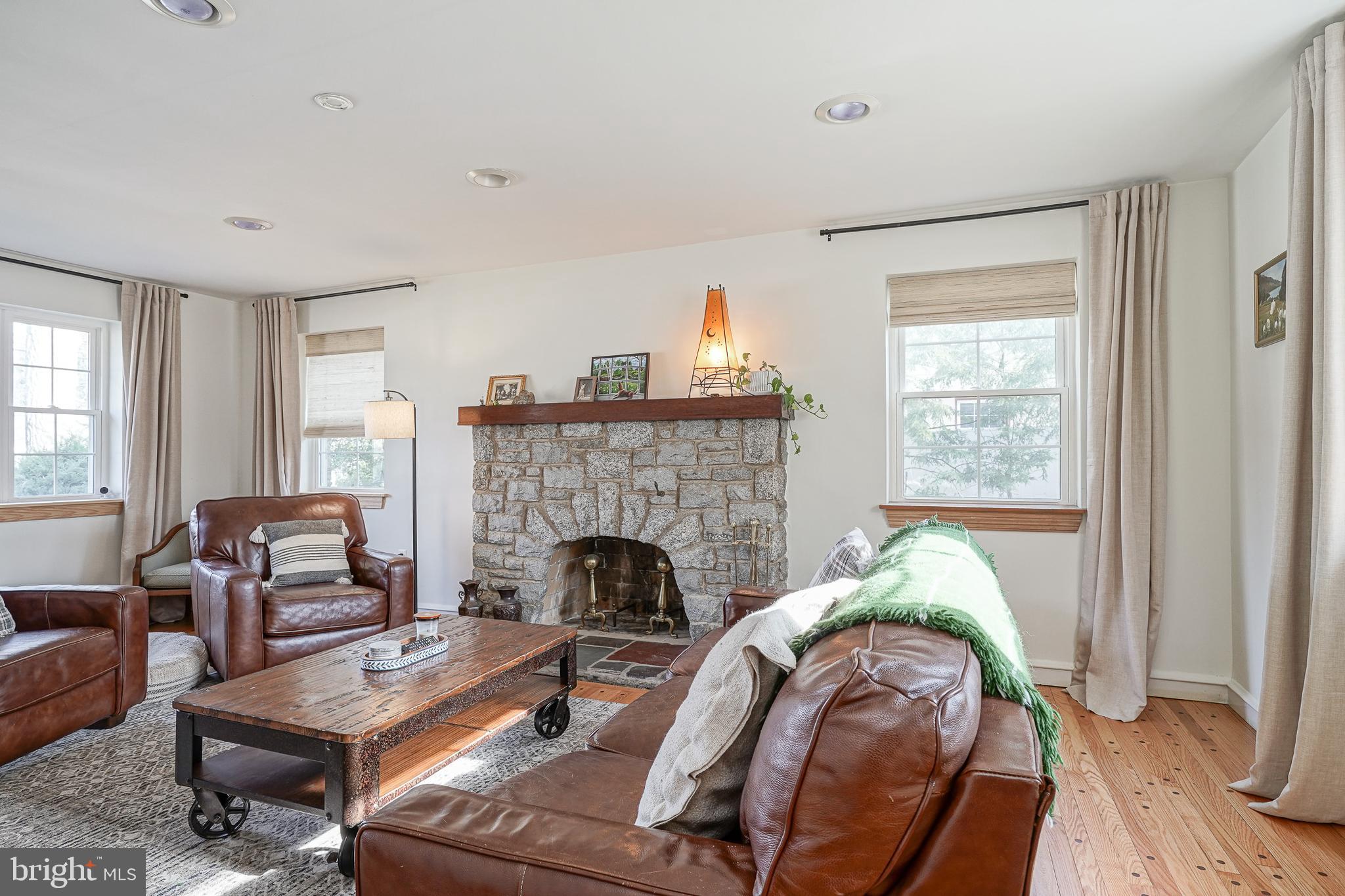 64 Pancoast Boulevard Delran, NJ 08075 - Photo 7 of 45 a living room with furniture and a fireplace