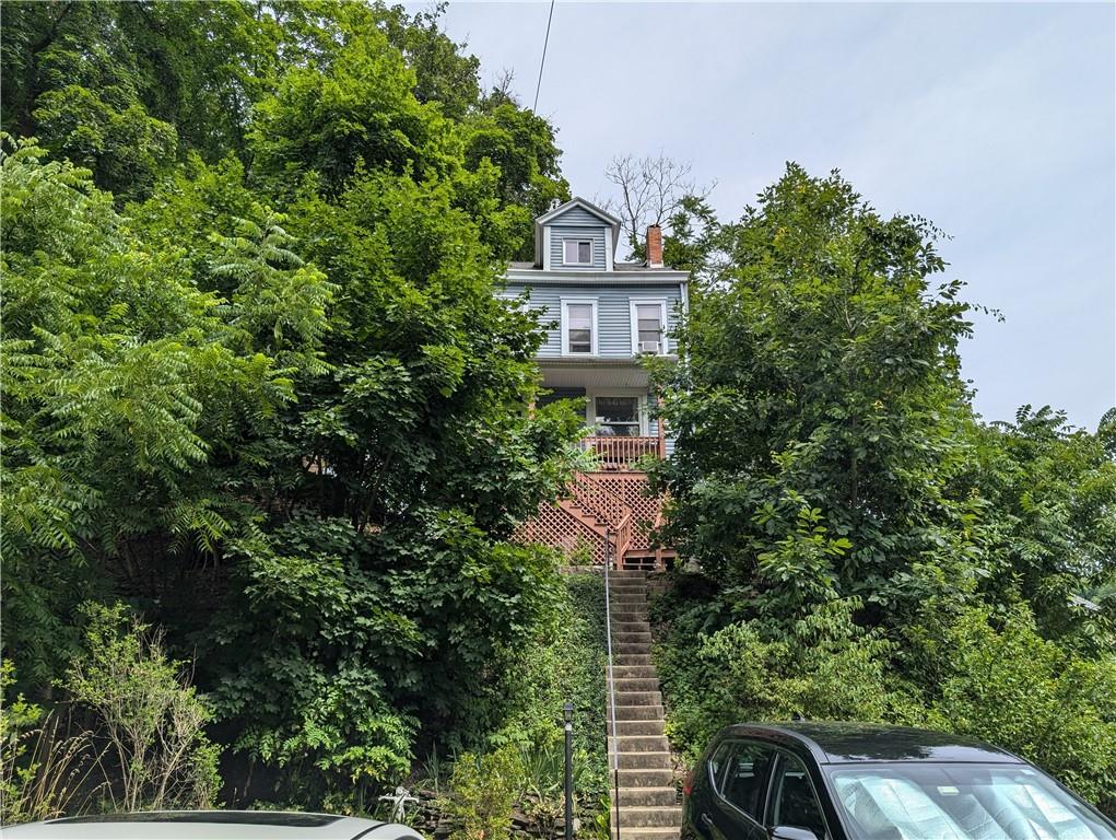 1061 Geyer Road Pittsburgh, PA 15209 - Photo 27 of 27 Full view of front of house from parking pad