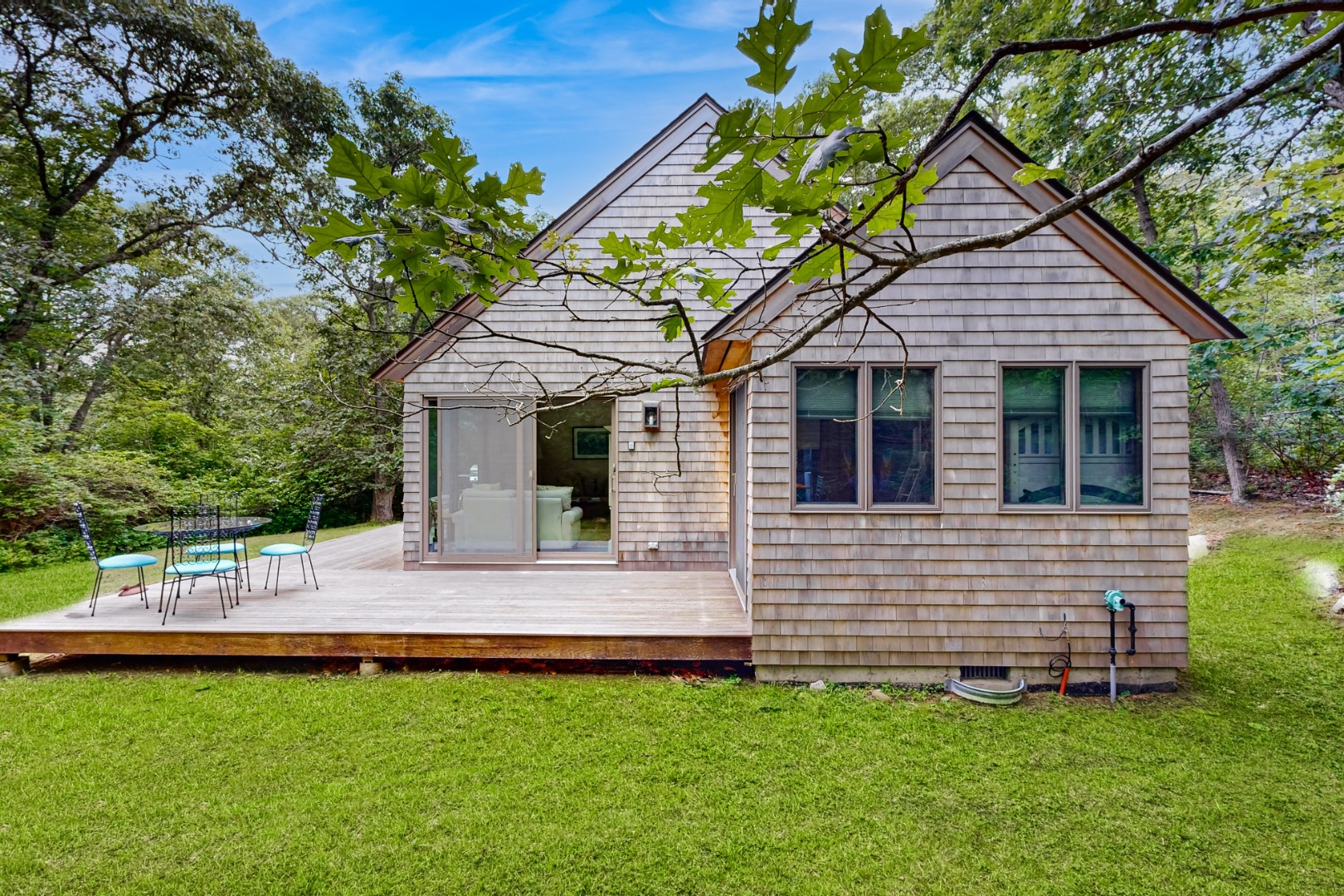 46 Tiercel Lane Chilmark, MA 02535 - Photo 19 of 20 a view of a house with a yard