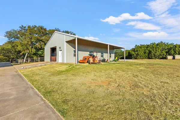 a view of house with swimming pool