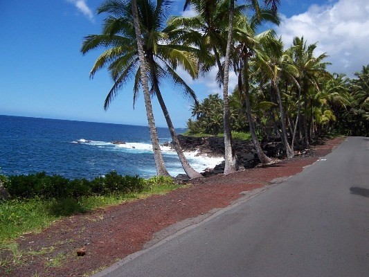 14-4825 La Maloo Road Pahoa, HI 96778 - Photo 25 of 25 a view of a street with a bench