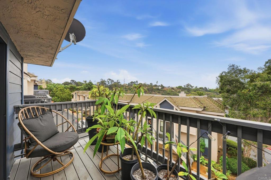 3711 Balboa Terrace, Unit B San Diego, CA 92117 - Photo 31 of 39 a view of a balcony with chairs