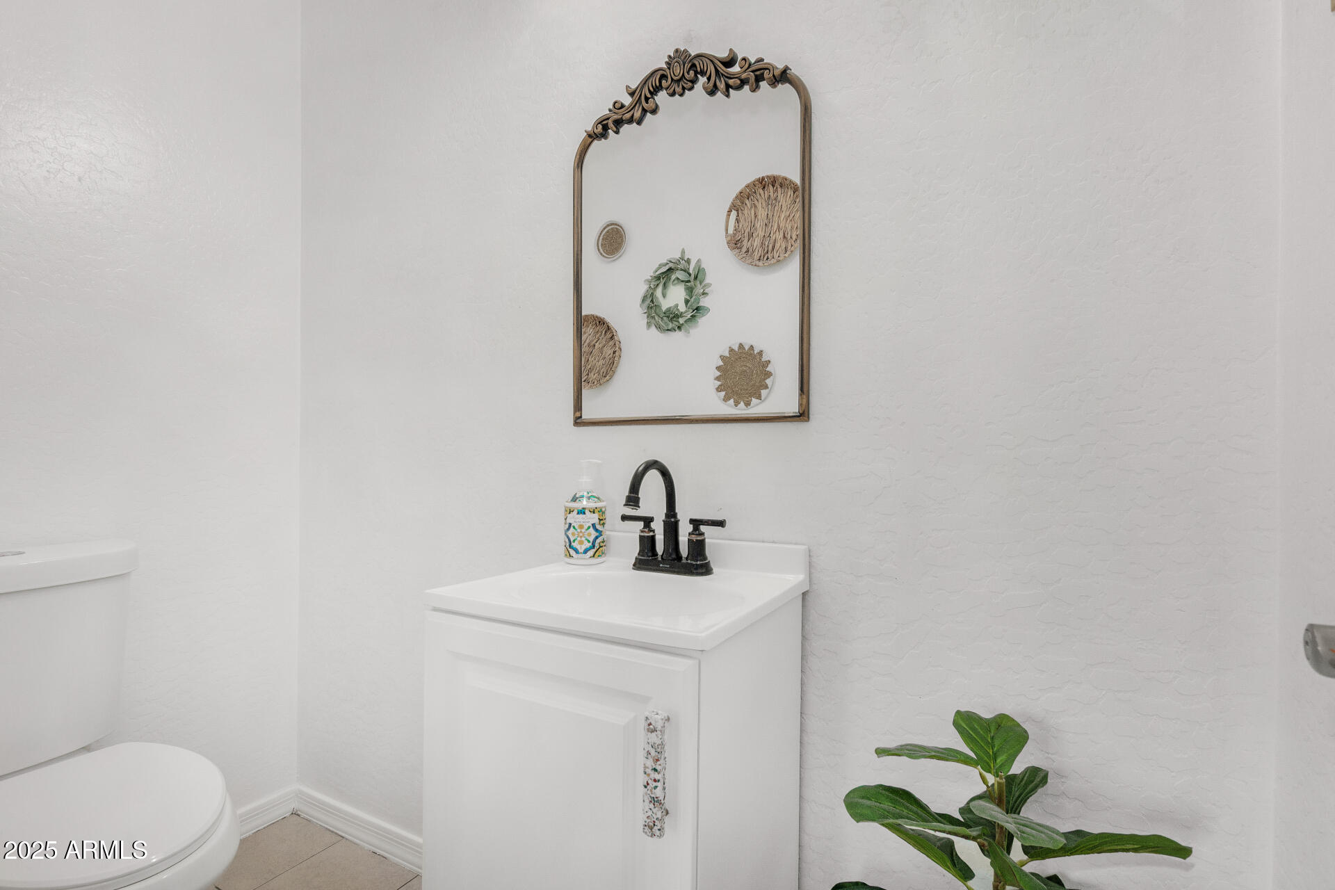 1732 South Desert View Place Apache Junction, AZ 85120 - Photo 6 of 15 a bathroom with a sink mirror and toilet