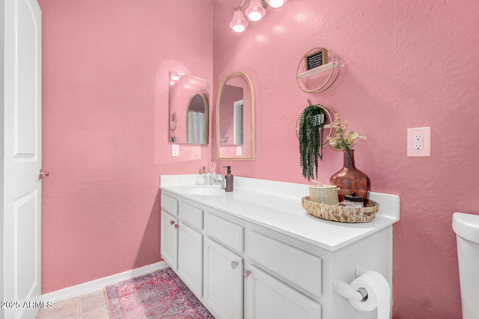 1732 South Desert View Place Apache Junction, AZ 85120 - Photo 10 of 15 a bathroom with a sink vanity and mirror
