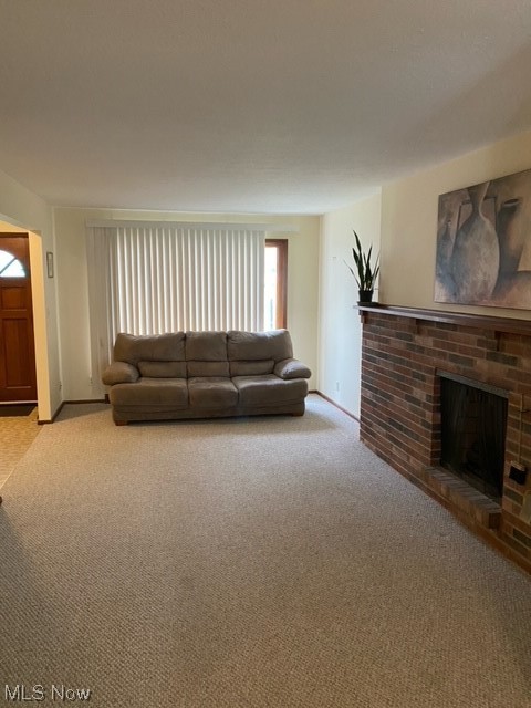 6486 State Road, Unit C4 Parma, OH 44134 - Photo 2 of 8 Living room with wood burning fireplace