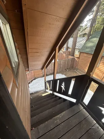 a backyard of a house