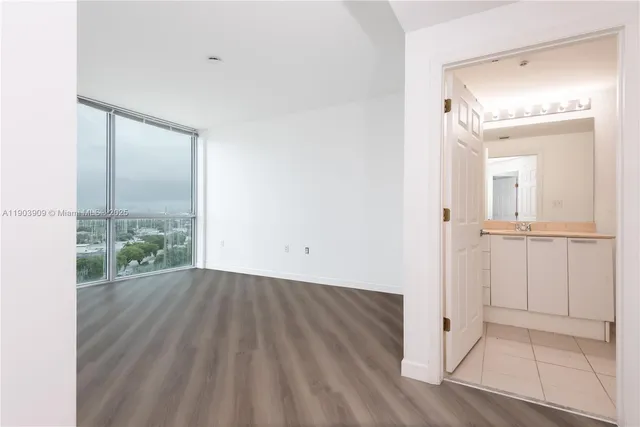 wooden floor in a room