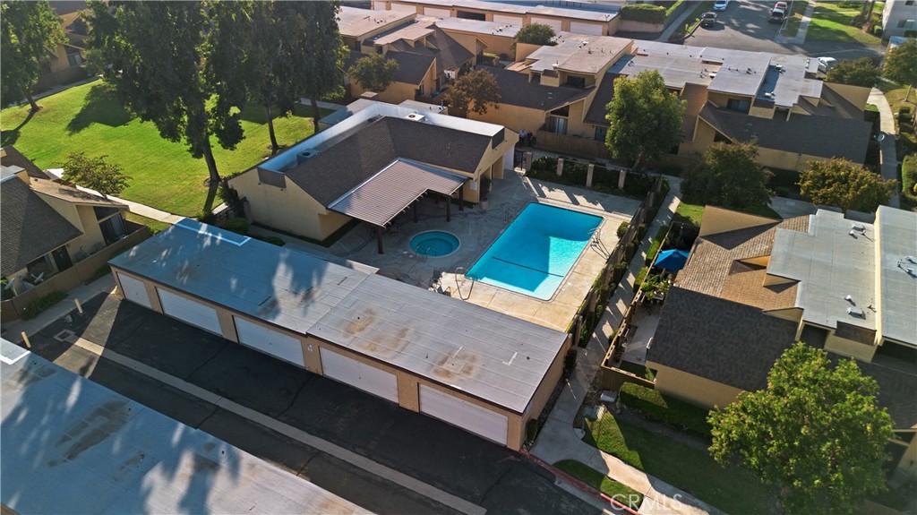 435 West 9th, Unit F5 Upland, CA 91786 - Photo 23 of 23 an aerial view of a house with a yard