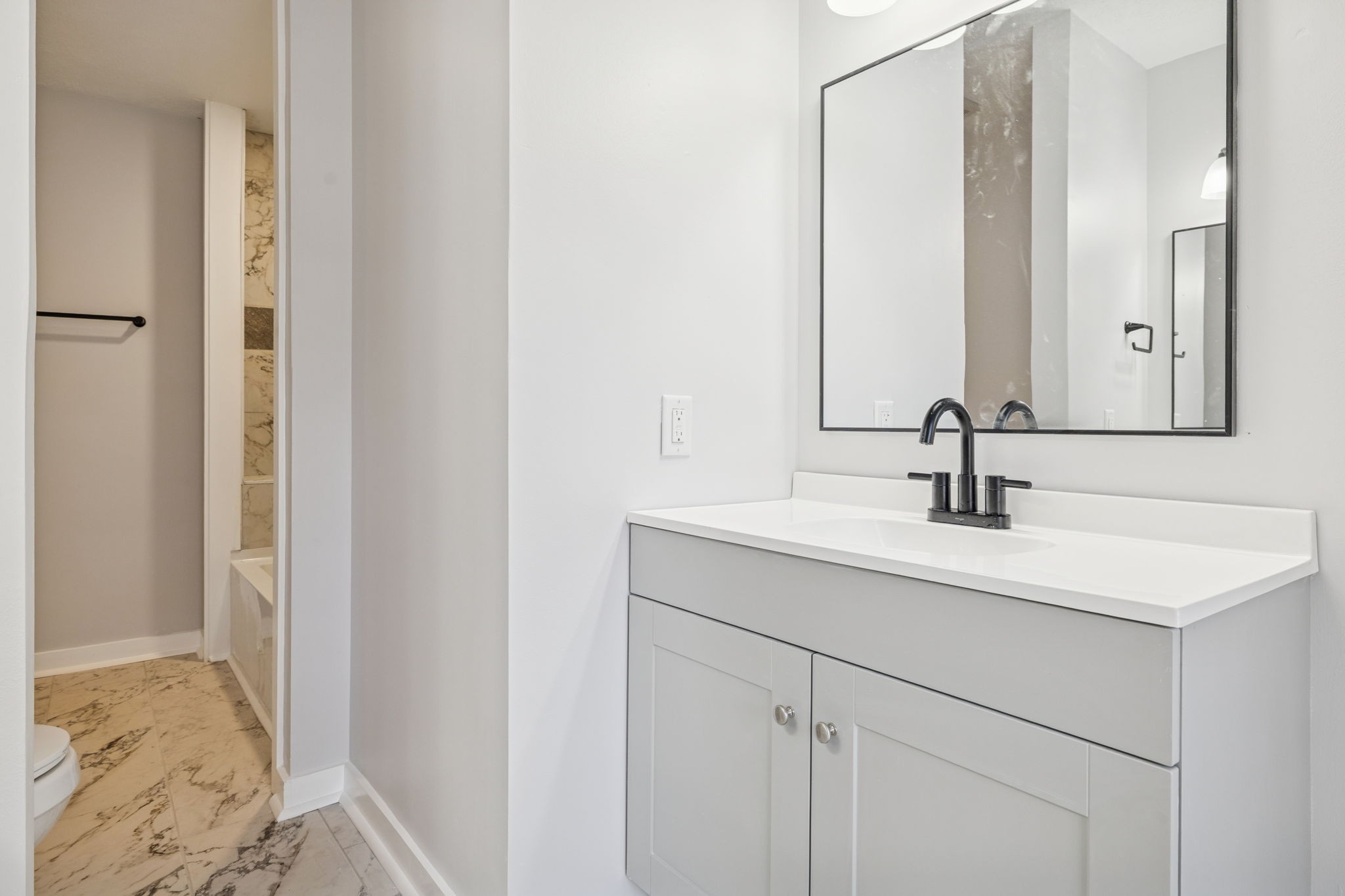 4222 Gourley Road Pegram, TN 37143 - Photo 62 of 76 a bathroom with a sink and a mirror