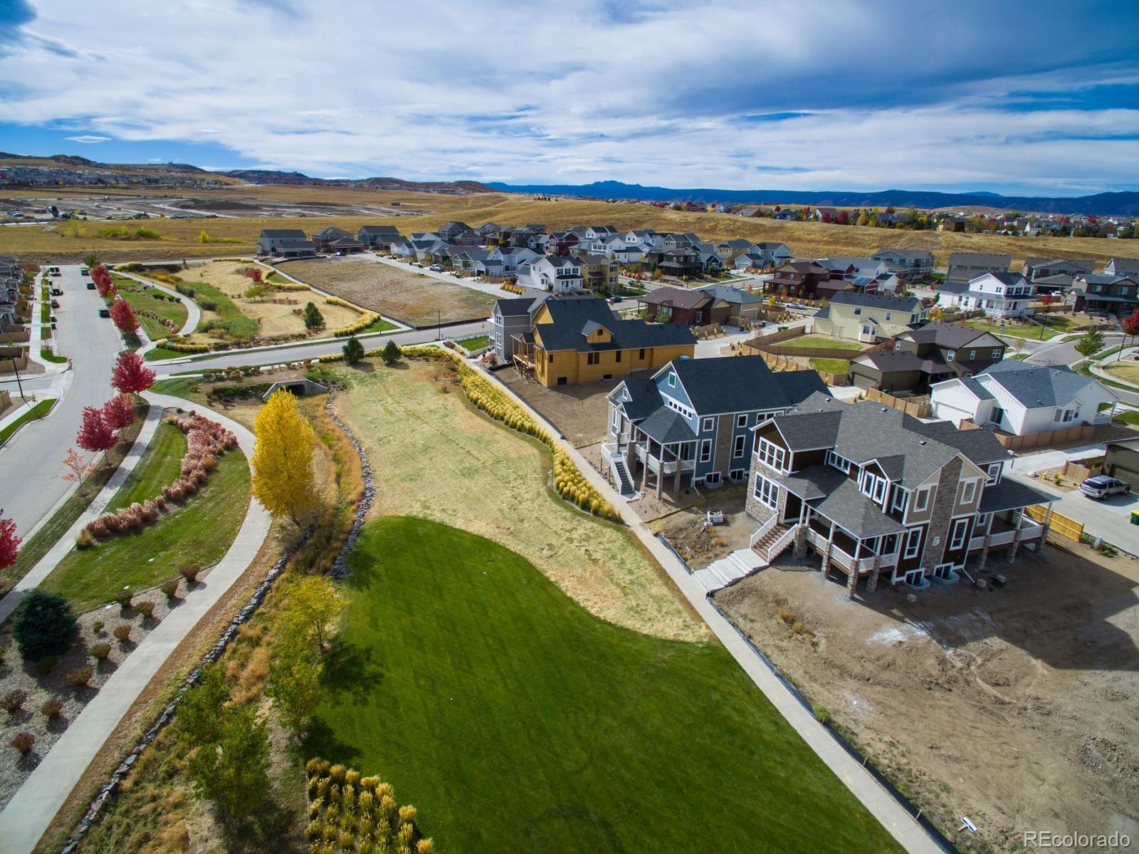 4378 Fell Mist Way Castle Rock, CO 80109 - Photo 2 of 18 a view of a city with an ocean