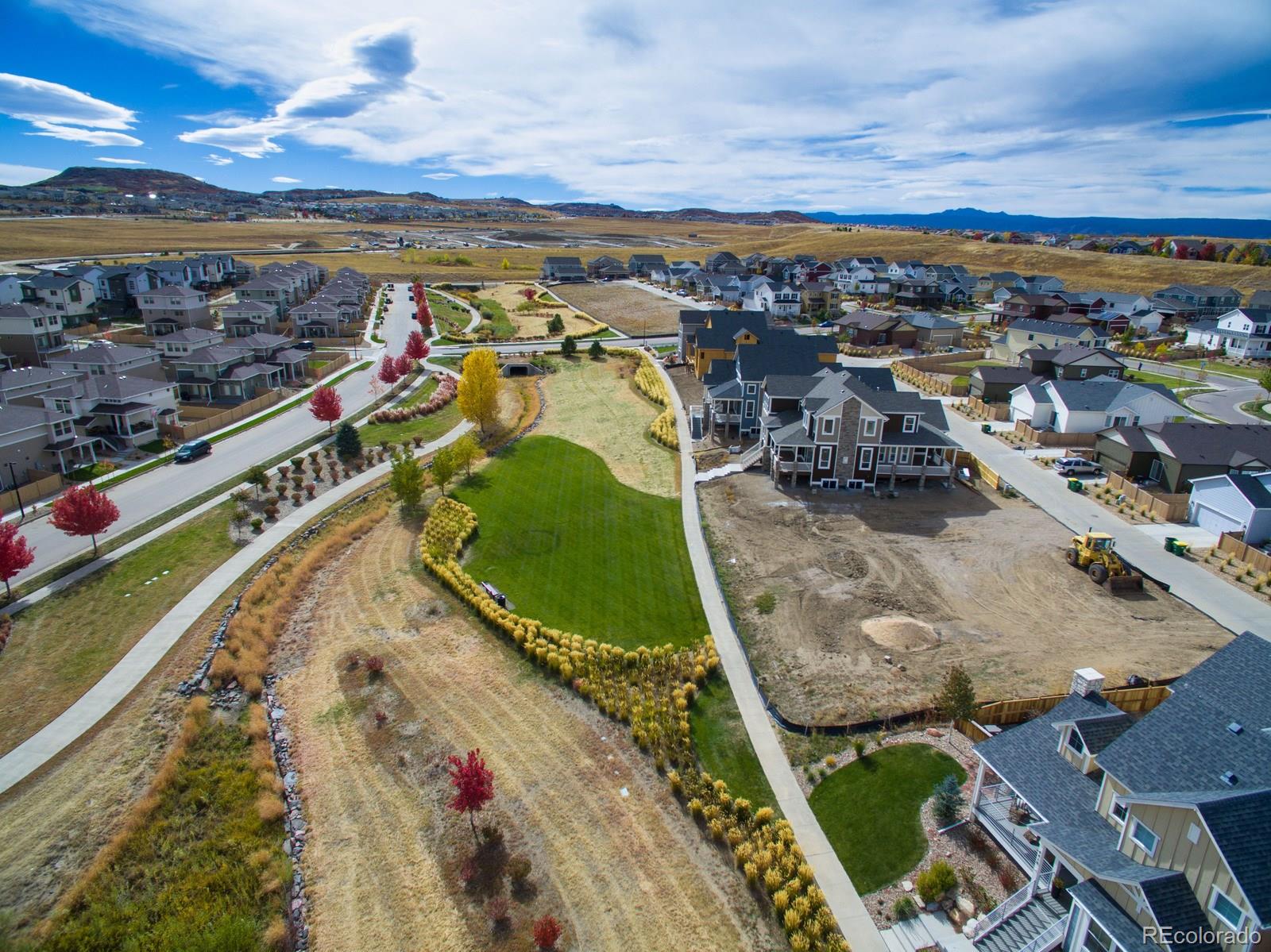 4378 Fell Mist Way Castle Rock, CO 80109 - Photo 3 of 18 an aerial view of a city