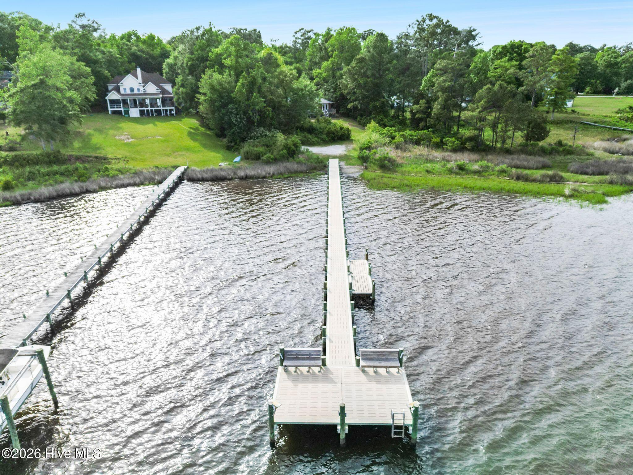 419 Riverside Lane Stella, NC 28582 - Photo 34 of 36 community fishing pier