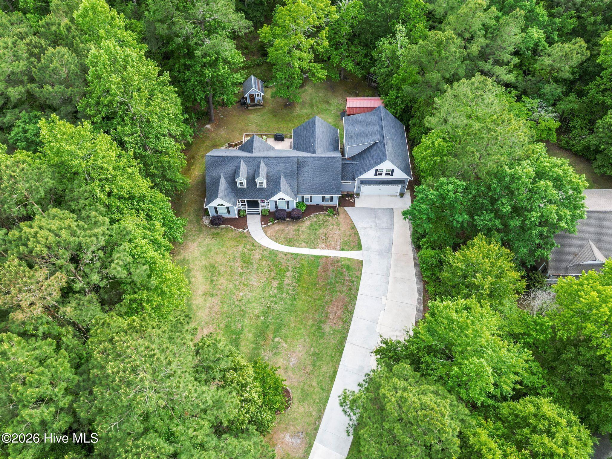 419 Riverside Lane Stella, NC 28582 - Photo 35 of 36 house arial