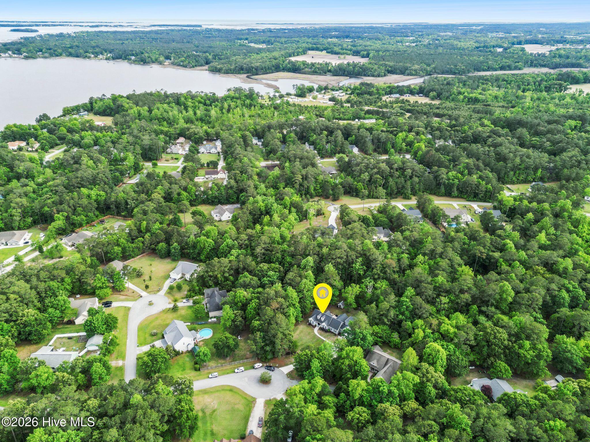 419 Riverside Lane Stella, NC 28582 - Photo 36 of 36 house arial2