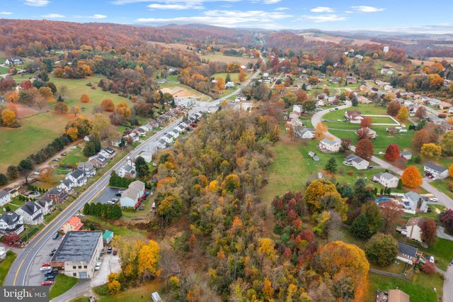 an aerial view of city