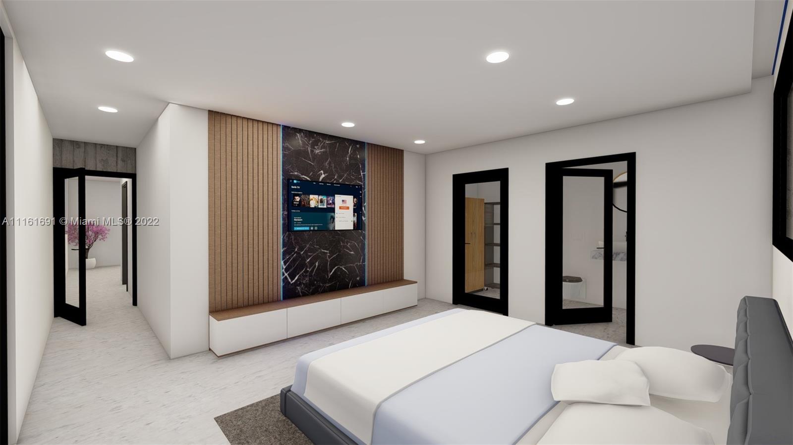 1445 Bay Road Miami Beach, FL 33139 - Photo 7 of 11 a living room with closet and large window