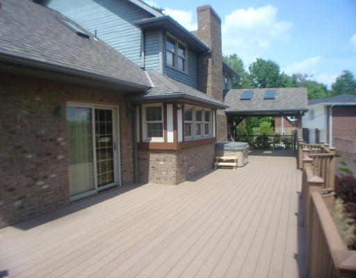 3103 Robinson Run Road McDonald, PA 15057 - Photo 14 of 16 Patio/Deck. New Vinyl Deck with Hot Tub is the Perfect Spot for Outdoor Enjoyment