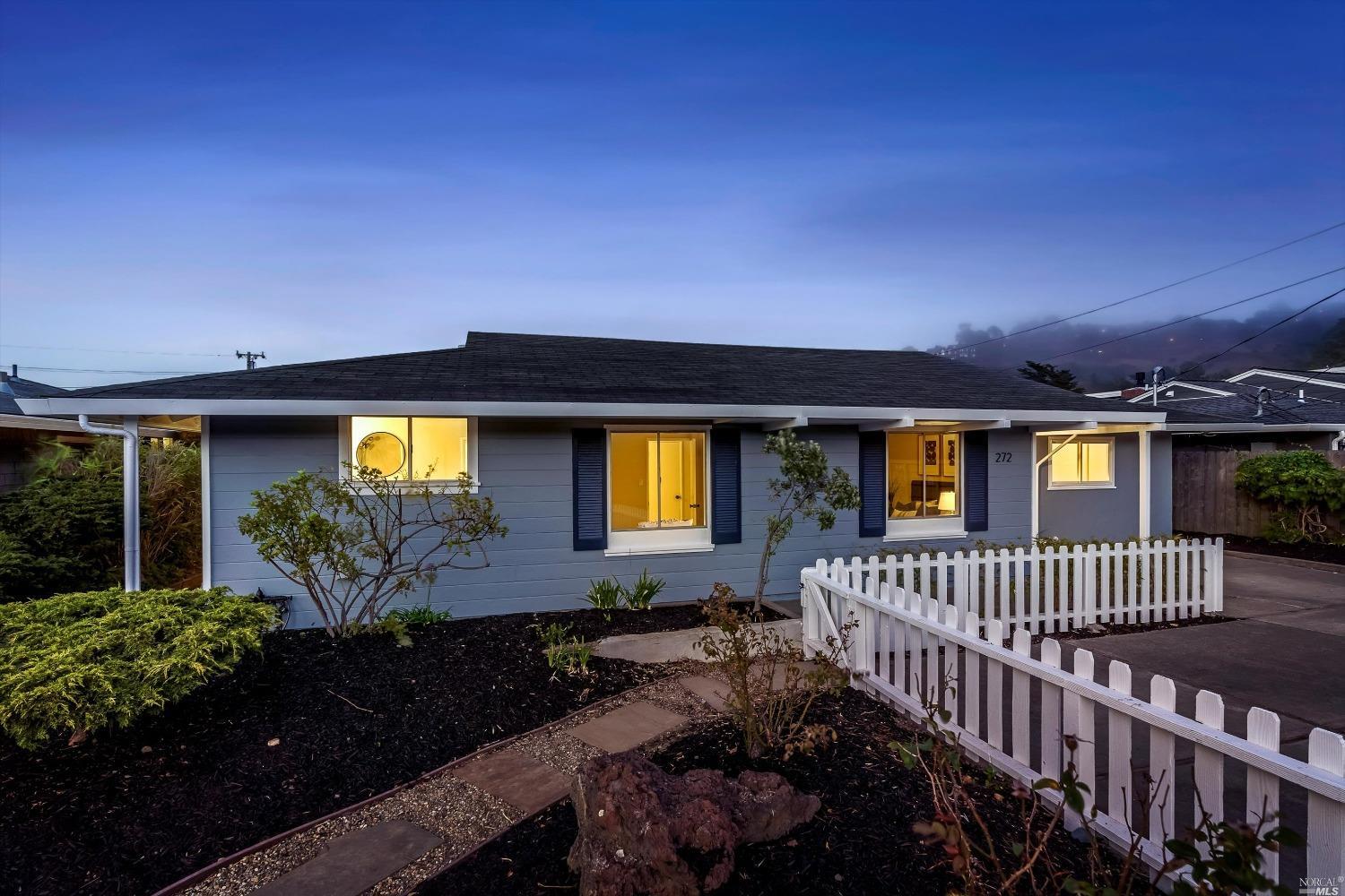 Welcome to 272 Cardinal Road in Mill Valley! This stunning four-bedroom mid-century home has been in the same family for more than fifty years. Don't miss the incredible opportunity to live in this wonderful community-oriented neighborhood close to dining, shopping, trails, and all the wonders of Southern Marin.