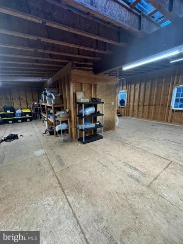 a view of a storage in a room