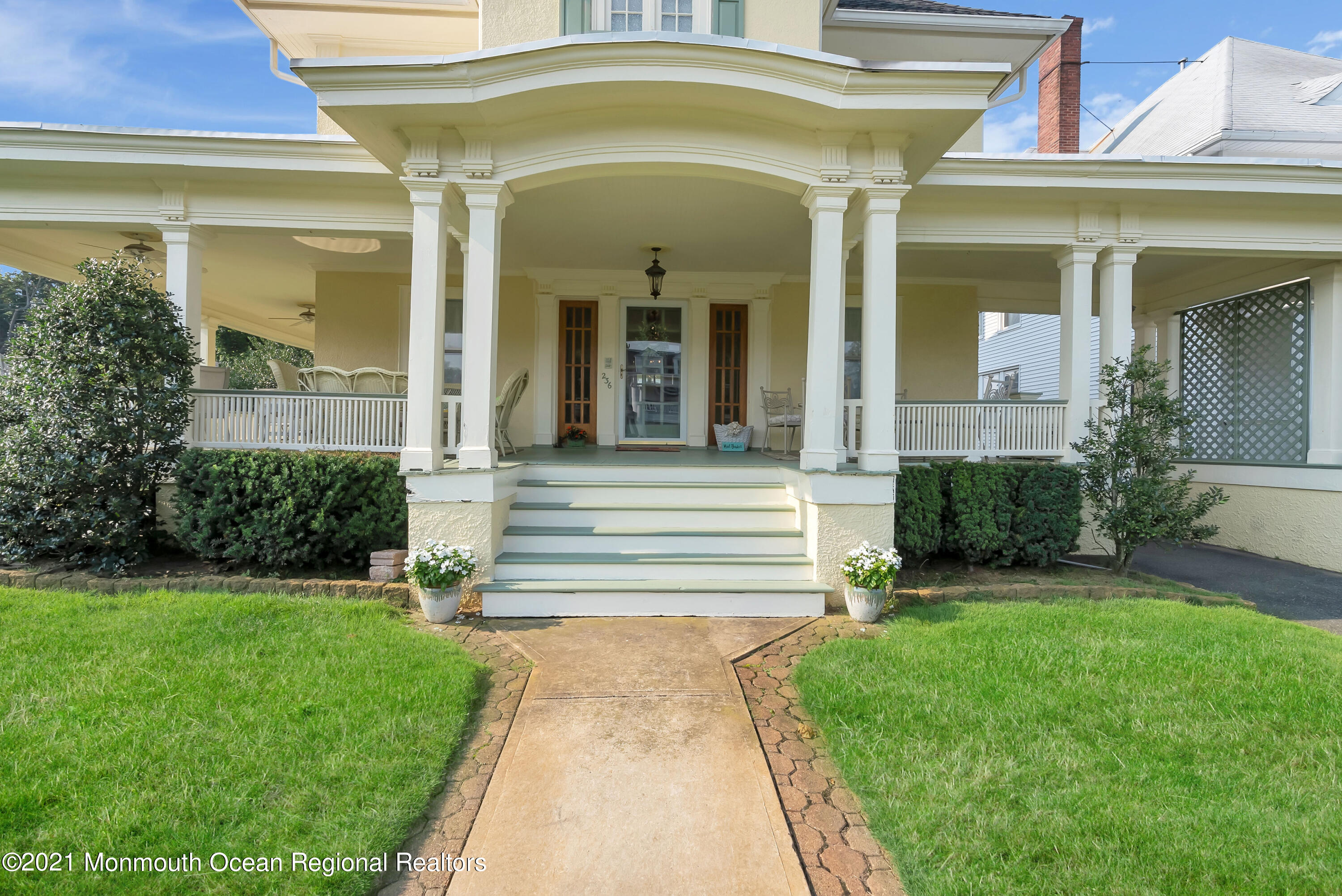 236 Allen Avenue Allenhurst, NJ 07711 - Photo 2 of 46 a view of a house with a fountain