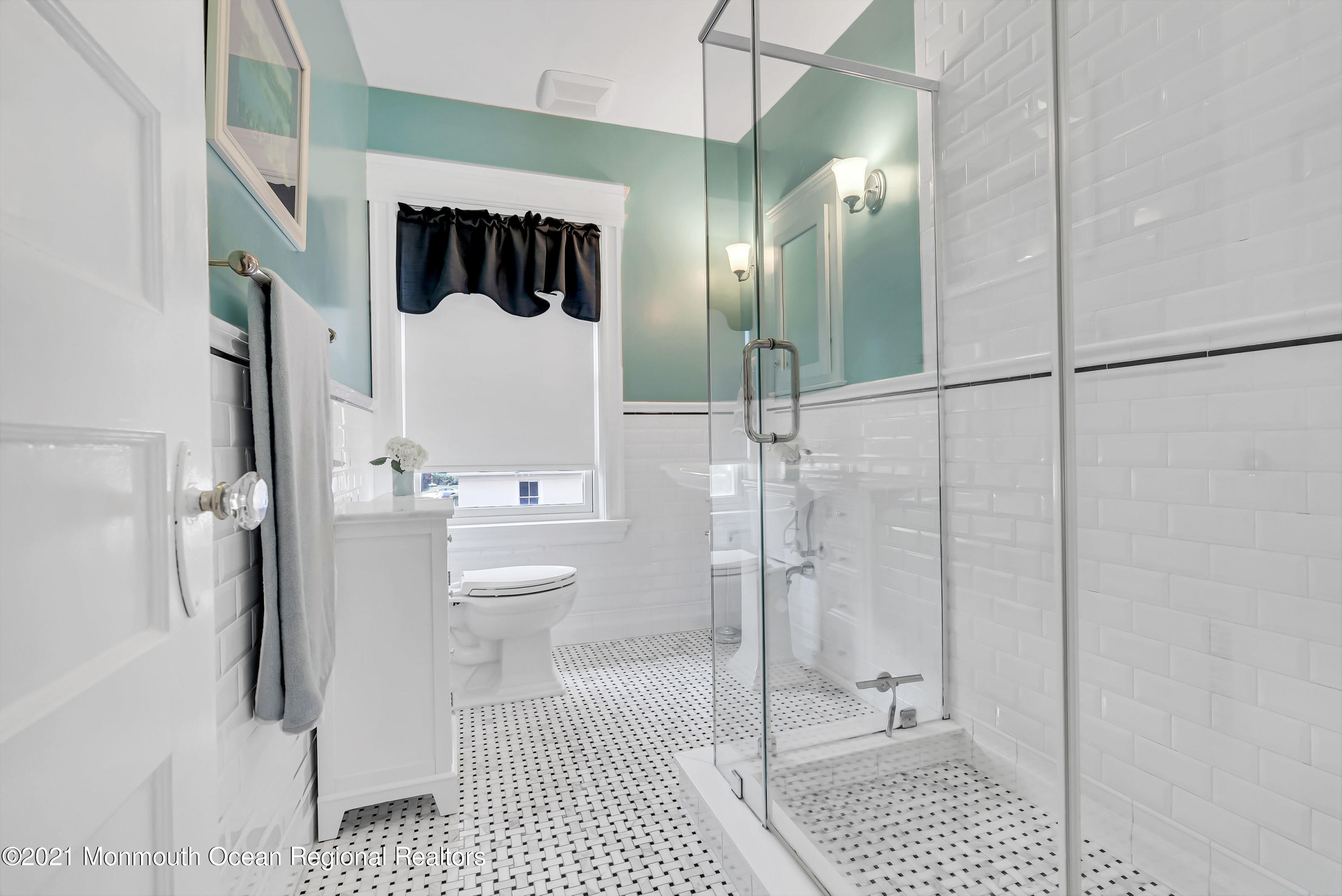 236 Allen Avenue Allenhurst, NJ 07711 - Photo 35 of 46 a bathroom with a shower and a toilet