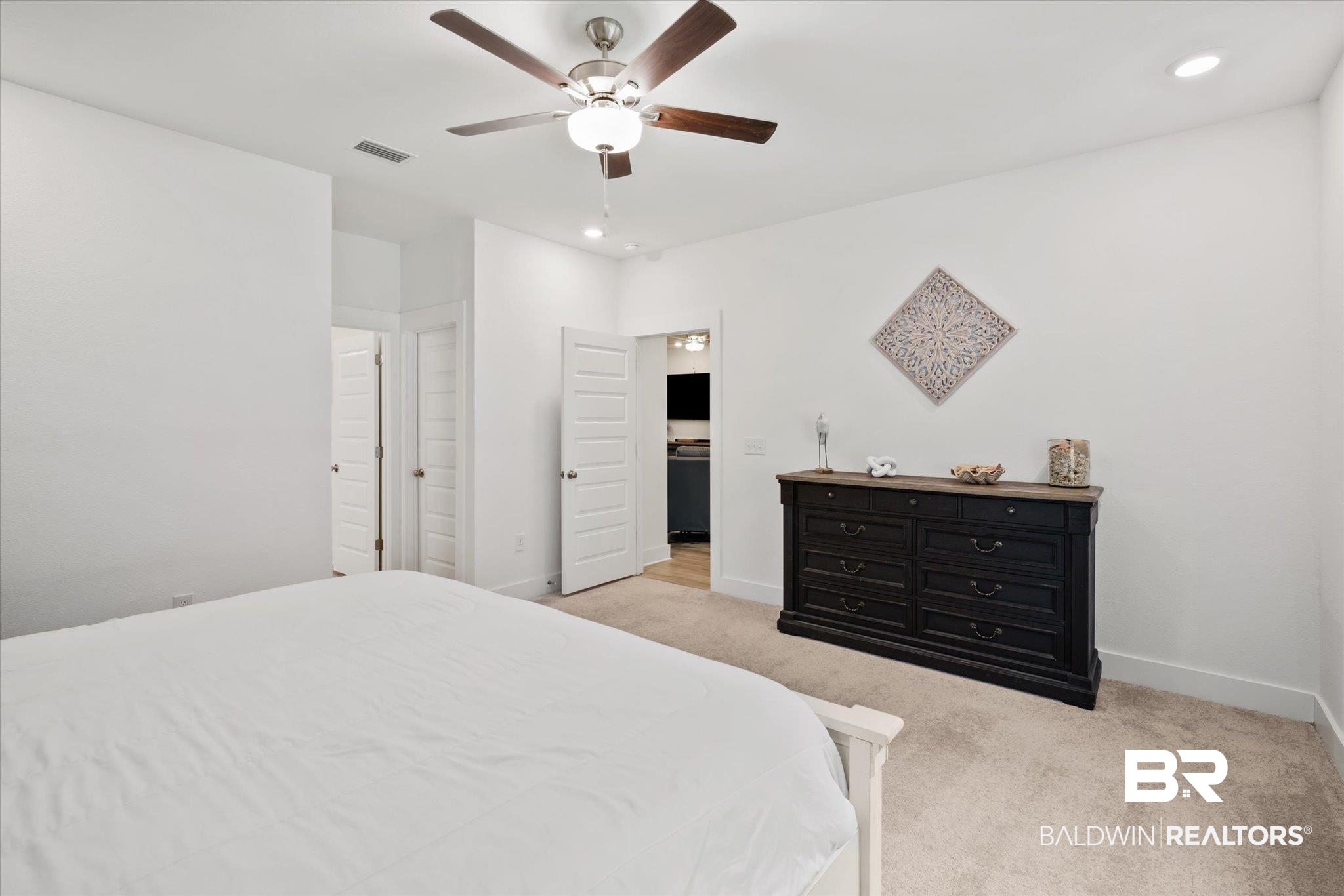263 Bronze Street Fairhope, AL 36532 - Photo 17 of 47 Carpeted bedroom with ceiling fan