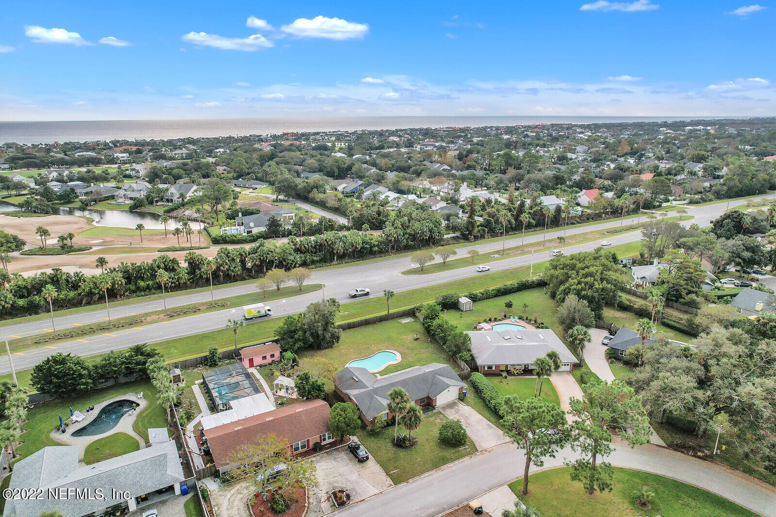13 Sailfish Drive Ponte Vedra Beach, FL 32082 - Photo 16 of 34 an aerial view of lake residential houses with outdoor space and swimming pool