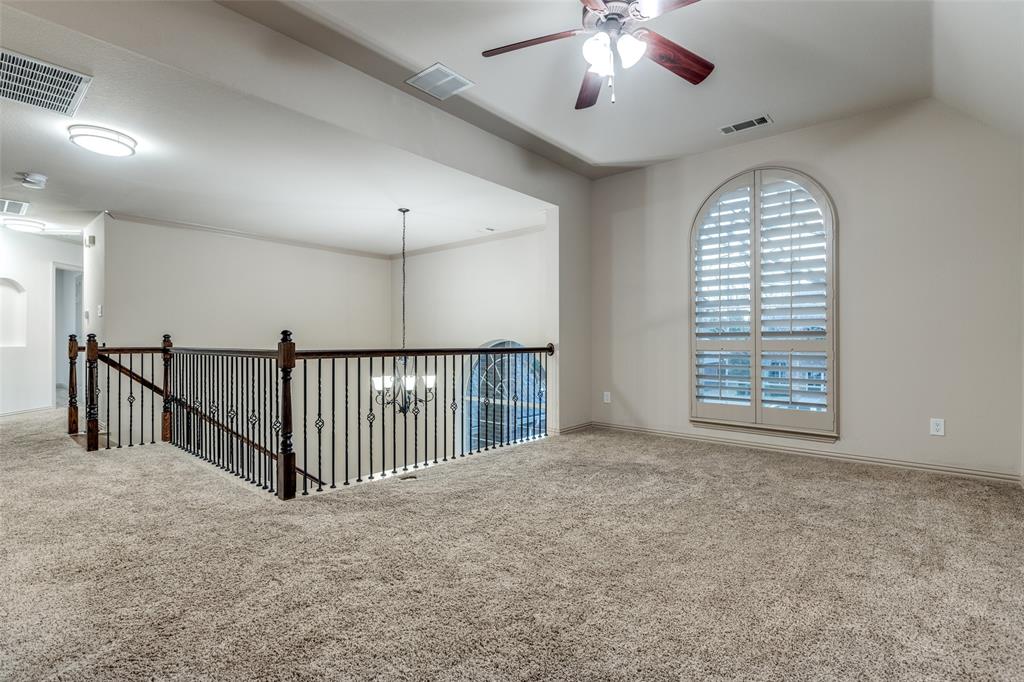 1445 Stagecoach Way Frisco, TX 75033 - Photo 21 of 39 an empty room with windows and fan