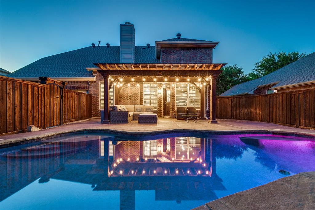 1445 Stagecoach Way Frisco, TX 75033 - Photo 33 of 39 a view of a swimming pool with seating space