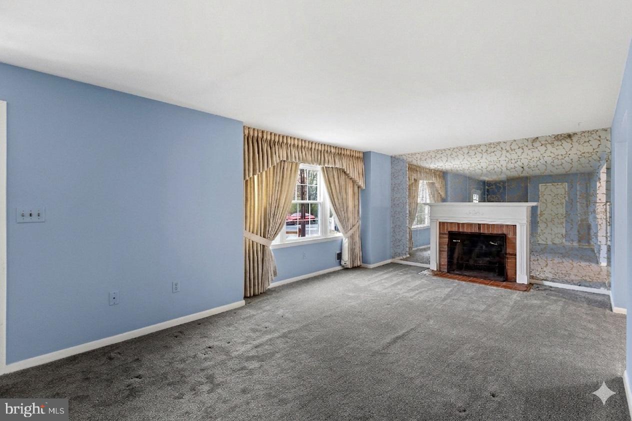 203 Sweetser Road Linthicum Heights, MD 21090 - Photo 4 of 34 Living Room with Fireplace