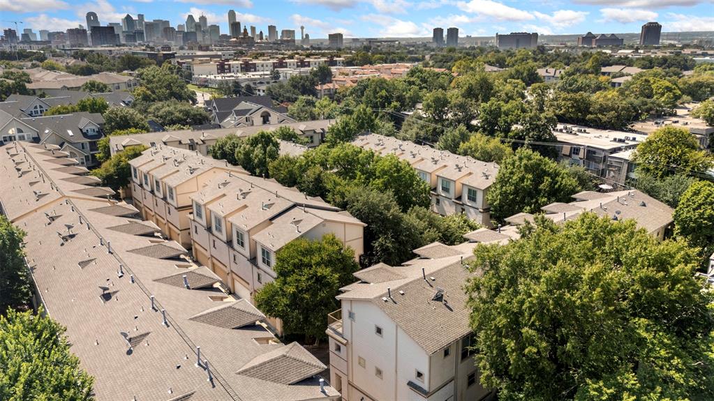 4830 Cedar Springs Road, Unit 30 Dallas, TX 75219 - Photo 27 of 32 an aerial view of multiple house