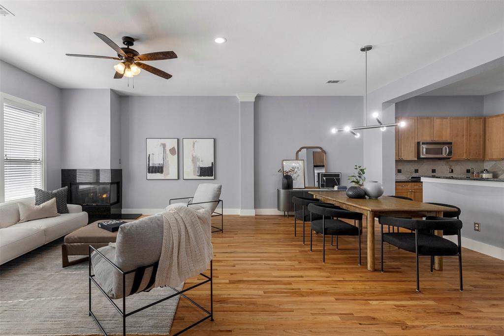 4830 Cedar Springs Road, Unit 30 Dallas, TX 75219 - Photo 6 of 32 a view of a dining room with furniture