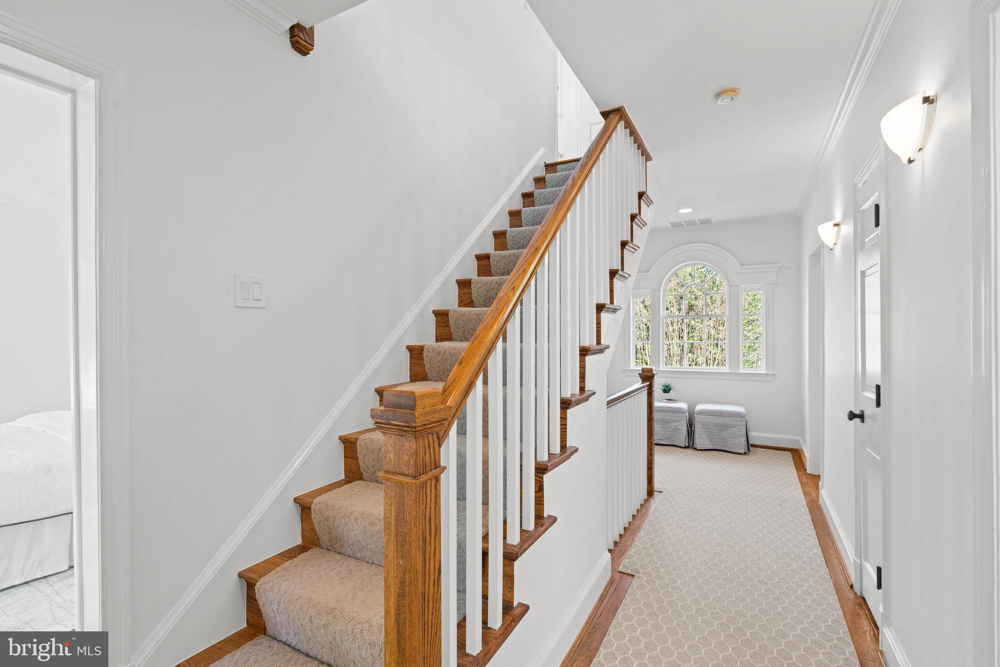 3549 Springland Lane Northwest Washington, DC 20008 - Photo 27 of 47 a view of entryway and hall with wooden floor