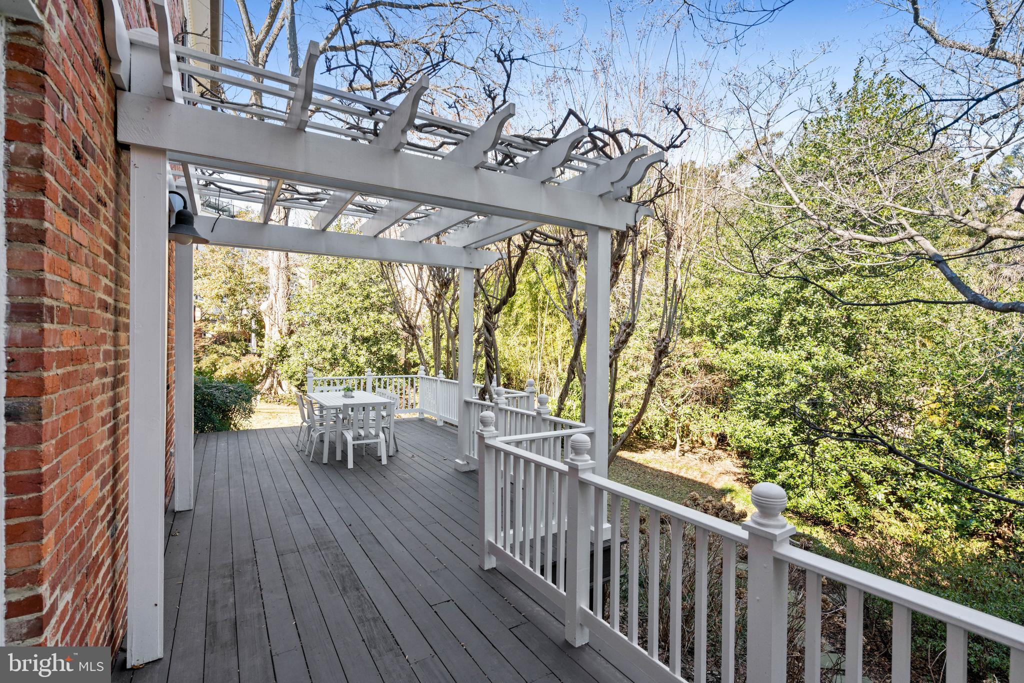 3549 Springland Lane Northwest Washington, DC 20008 - Photo 43 of 47 a view of two chairs in the balcony