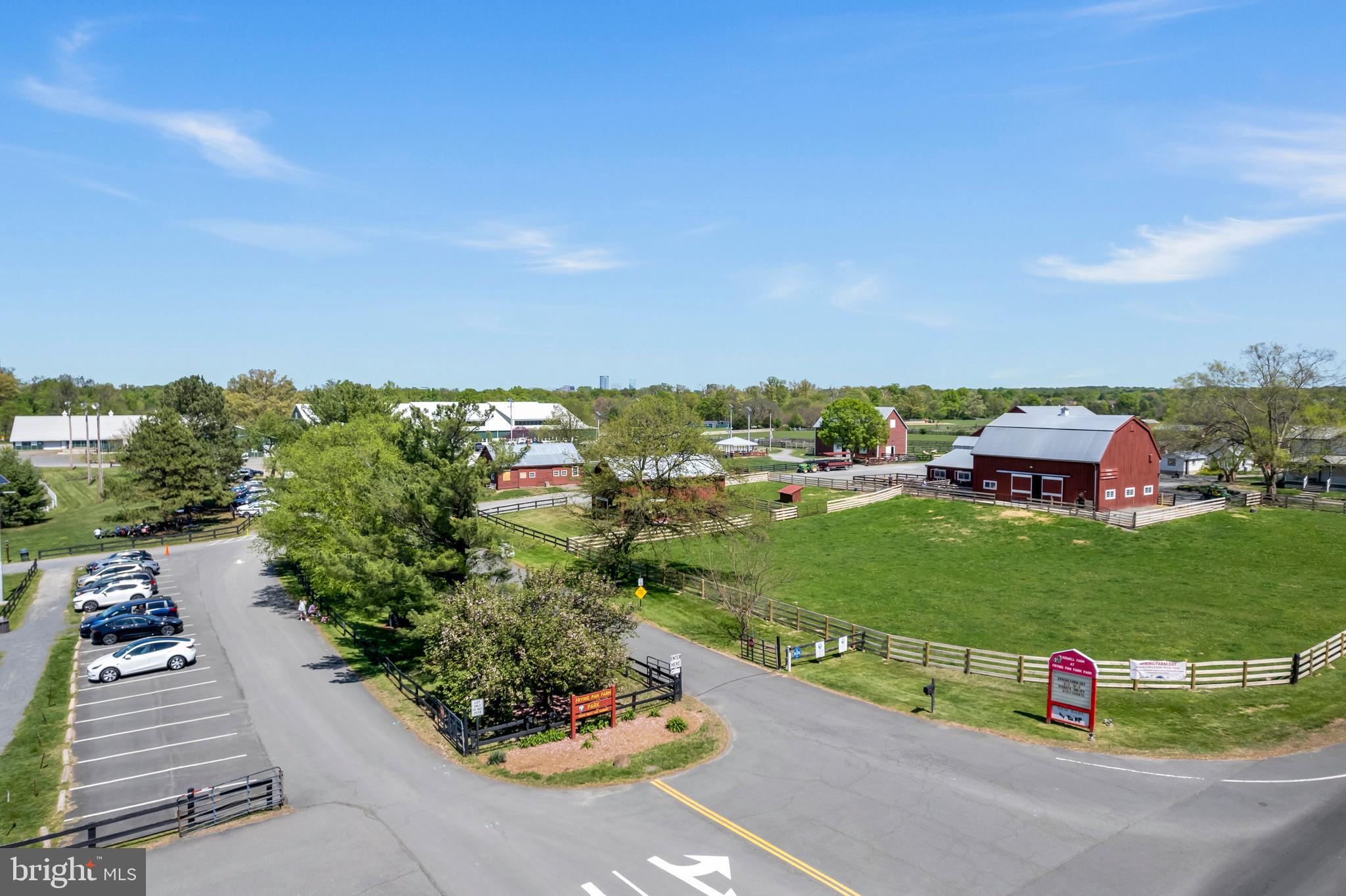 2519 Fallon Drive Herndon, VA 20171 - Photo 104 of 107 an aerial view of a house with garden space and street view