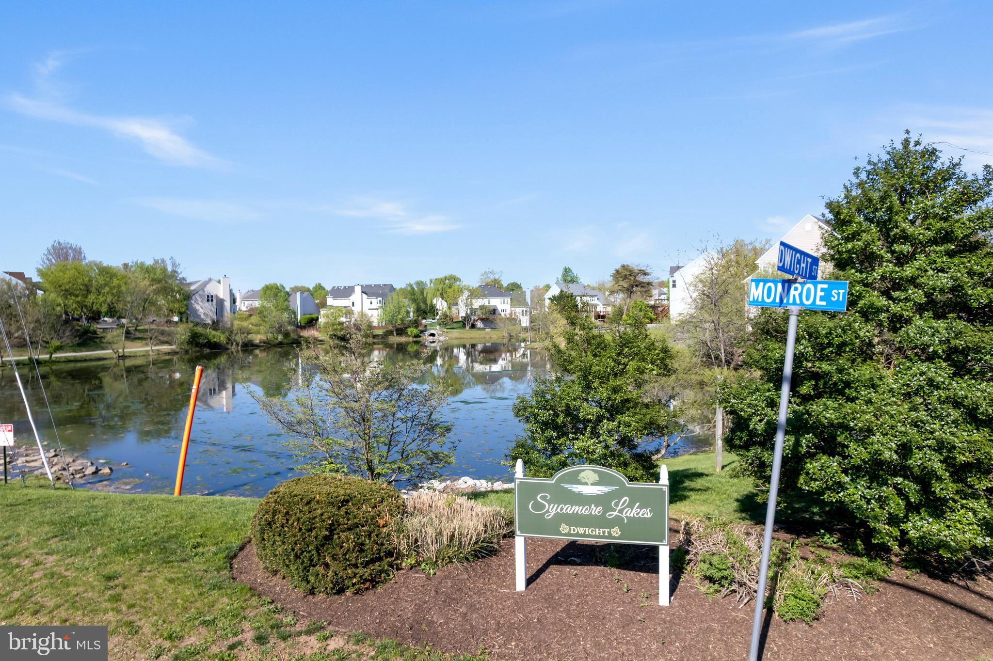 2519 Fallon Drive Herndon, VA 20171 - Photo 100 of 107 a lake view with a bench