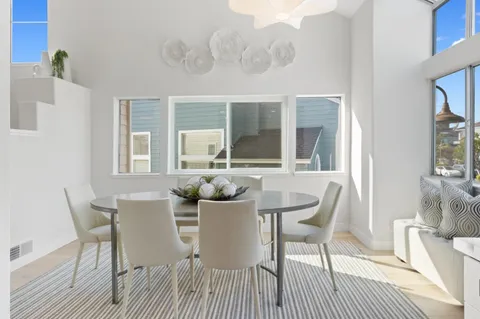 a room with furniture and a window
